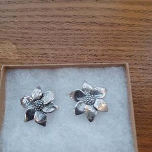 Silver earring